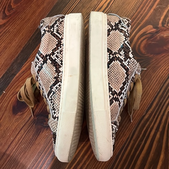 JSlides Embossed Leather Sneakers - Picture 3 of 9